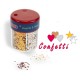 Barattolo Glitter confetti cuori e stelle 6 modelli - Wiler CFG06