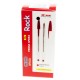 Penna a Sfera Rock Coore Rosso con Cappuccio - Wiler BP01R