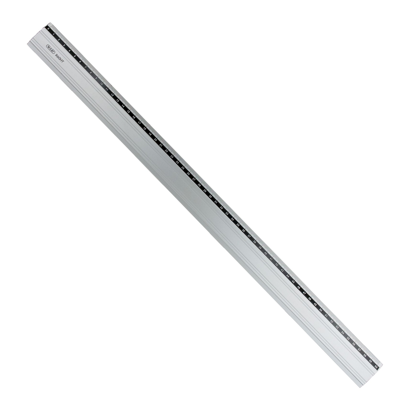 RIga in Alluminio 60cm con gomma antiscivolo - Wiler R60HT